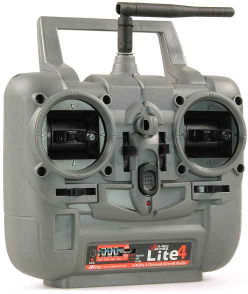 HiTEC Lite 4 2.4GHz AFHSS Tx/Rx Combo Transmitter and Receiver (153240)