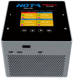 HOTA F6 Ultra quad output Charger