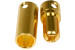 6mm gold plated connector